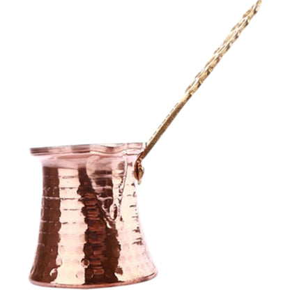 Tulip Home - Traditional Copper Turkish Coffee Pot Set Cezve in Five Sizes – Hand - Hammered in Ottoman Style